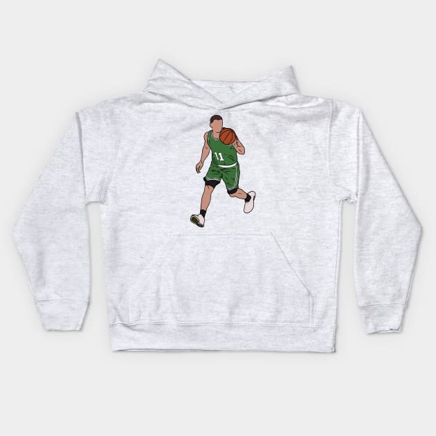 Payton Pritchard Dribbling Kids Hoodie by rattraptees